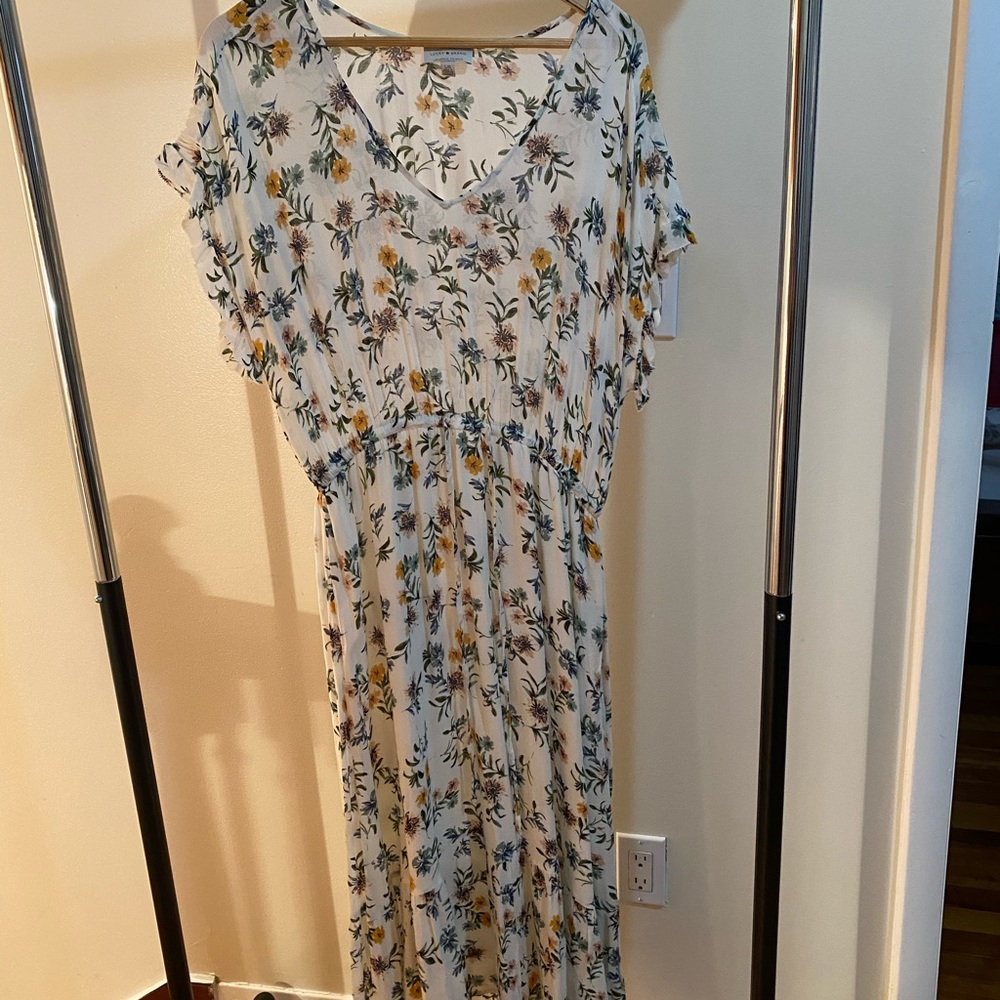 Lucky Brand floral print midi-dress
